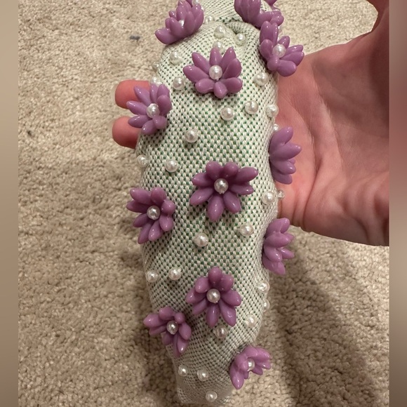 lele sadoughi "petunia embellished knot headband NWT - Picture 4 of 5